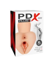 PDX PLUS PICK YOUR PLEASURE MASTURBADOR REALaSTICO XL NATURAL