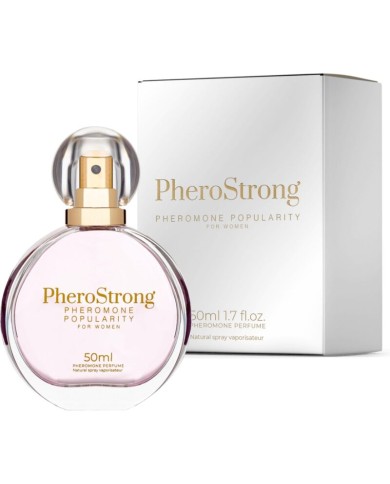 PHEROSTRONG PERFUME CON FEROMONAS POPULARITY PARA MUJER 50 ML