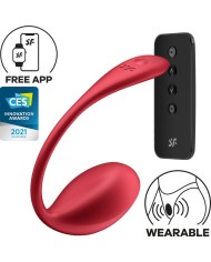 SATISFYER SHINY PETAL ESTIMULADOR PUNTO G CONTROL REMOTO ROJO APP GRATUITA