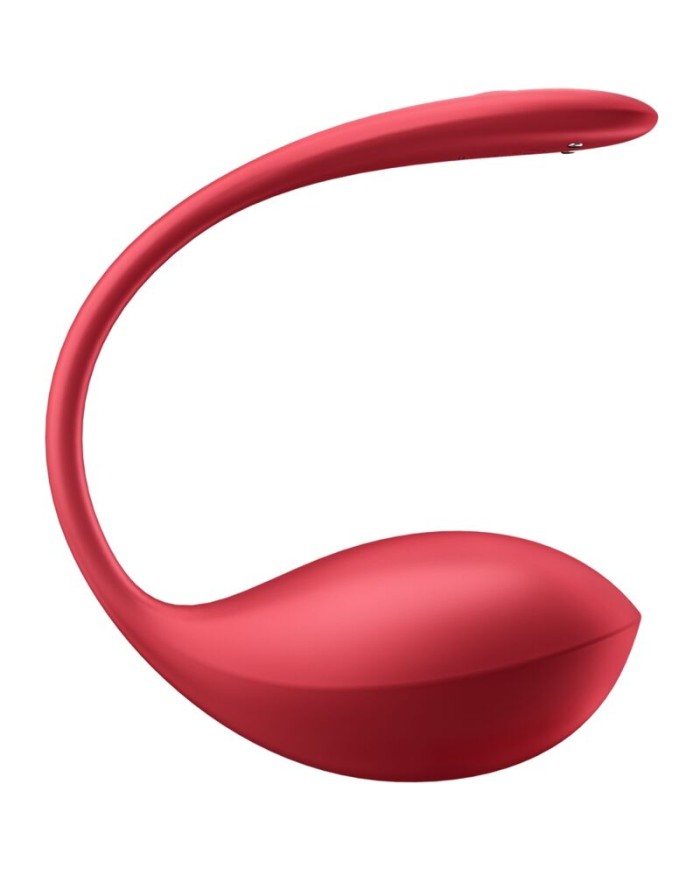 SATISFYER SHINY PETAL ESTIMULADOR PUNTO G CONTROL REMOTO ROJO APP GRATUITA