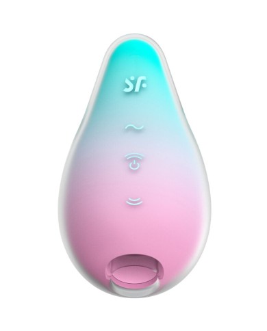 SATISFYER MERMAID VIBES ESTIMULADOR VIBRADOR MENTA Y ROSA