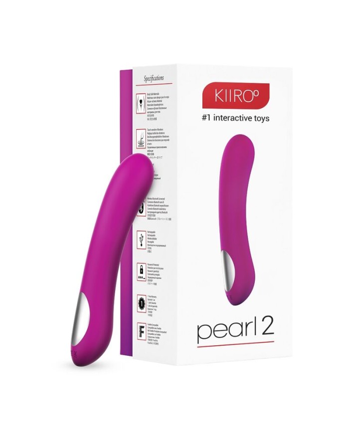 KIIROO PEARL 2 TELEDILDONIC VIBRADOR PUNTO G AVANZADO LILA