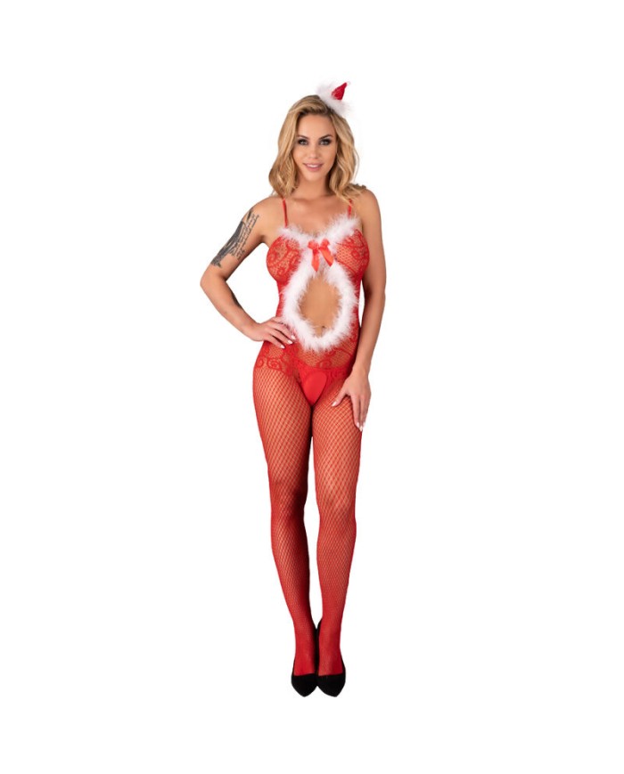 LIVCO CORSETTI FASHION MAGALI LC 17178 BODYSTOCKING CROTCHLESS NAVIDEaO TALLA aNICA