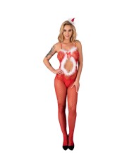 LIVCO CORSETTI FASHION MAGALI LC 17178 BODYSTOCKING CROTCHLESS NAVIDEaO TALLA aNICA