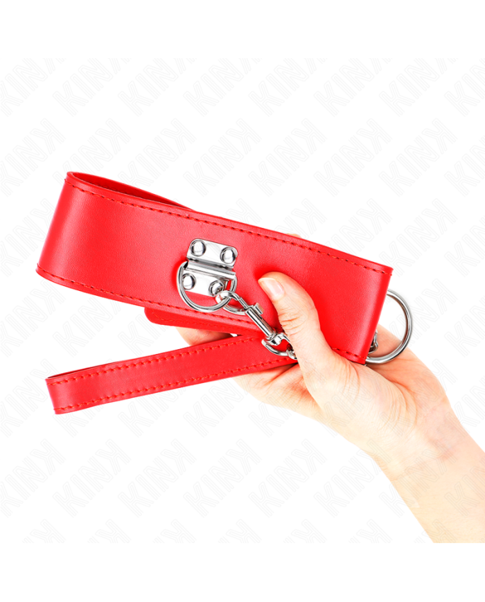 KINK COLLAR CON CORREA 65 CM ANCHO ROJO AJUSTABLE 335 41 CM X 5 CM