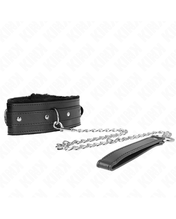 KINK COLLAR CON CORREA 65 CM CON RESTRICCIONES NEGRO AJUSTABLE 36 42 CM X 55 CM