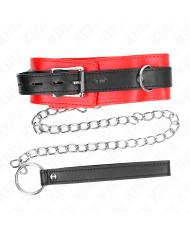 KINK COLLAR CON CORREA 65 CM ROJO 54 X 45 CM