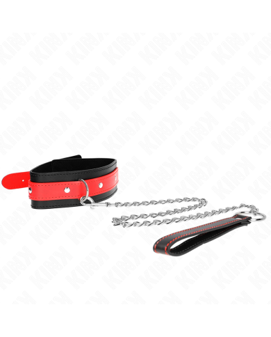 KINK COLLAR CON CORREA 65 CM ROJO AJUSTABLE 36 43 CM X 5 CM