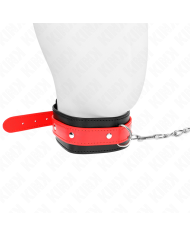 KINK COLLAR CON CORREA 65 CM ROJO AJUSTABLE 36 43 CM X 5 CM