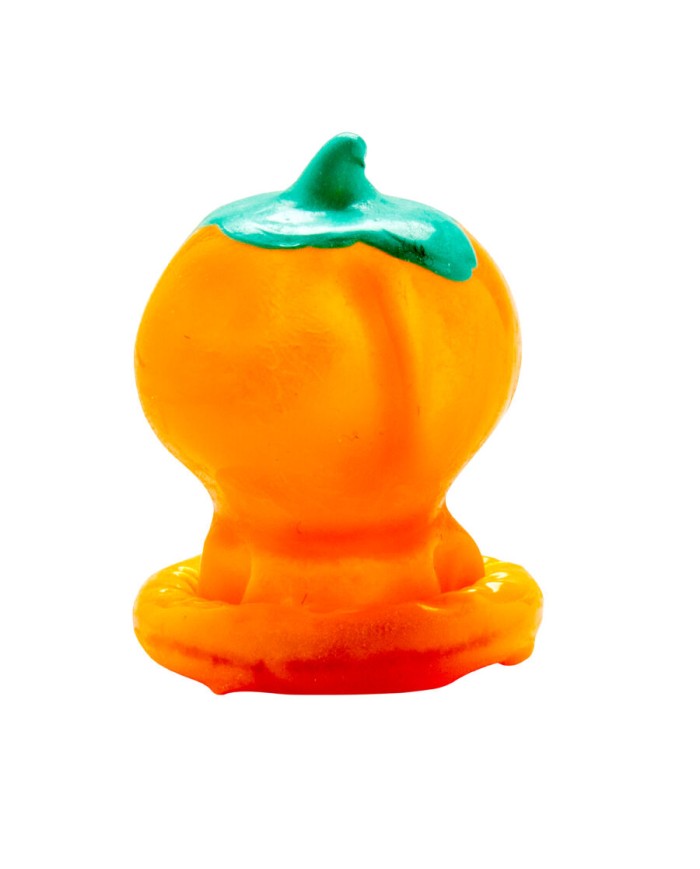 CONDOMERIE PRESERVATIVO DECORATIVO PINTADO A MANO CALABAZA CONDOMERIE PRESERVATIVO DECORATIVO PINTADO A MANO CALABAZA