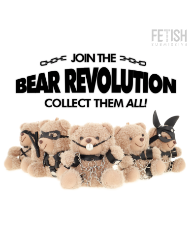 FETISH SUBMISSIVE FOZZIE OSITO PELUCHE BDSM MODELO 3