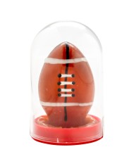 CONDOMERIE PRESERVATIVO DECORATIVO PINTADO A MANO PELOTA DE RUGBY