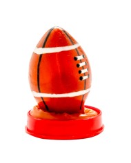 CONDOMERIE PRESERVATIVO DECORATIVO PINTADO A MANO PELOTA DE RUGBY