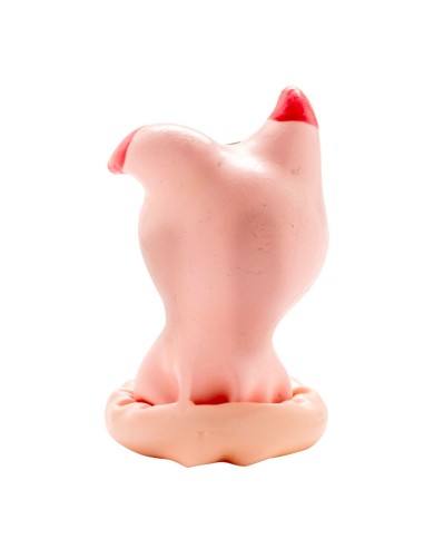 CONDOMERIE PRESERVATIVO DECORATIVO PINTADO A MANO CABEZA DE CERDO