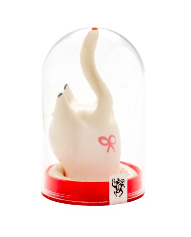 CONDOMERIE PRESERVATIVO DECORATIVO PINTADO A MANO CISNE