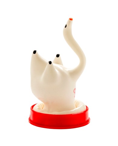 CONDOMERIE PRESERVATIVO DECORATIVO PINTADO A MANO CISNE