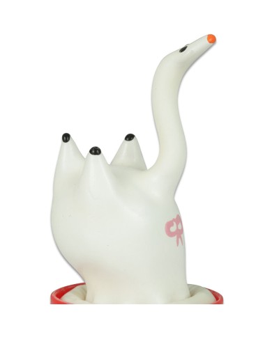 CONDOMERIE PRESERVATIVO DECORATIVO PINTADO A MANO CISNE