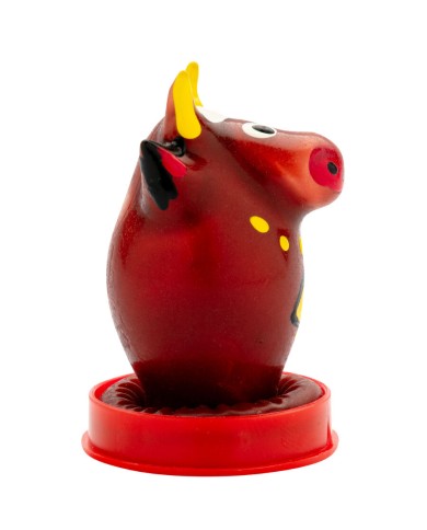 CONDOMERIE PRESERVATIVO DECORATIVO PINTADO A MANO TORO MODELO 1
