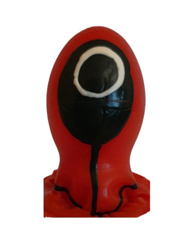CONDOMERIE PRESERVATIVO DECORATIVO PINTADO A MANO CIRCULO