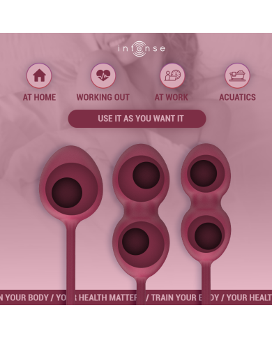 INTENSE CHARLI KIT BOLAS KEGEL VIOLET INTENSE CHARLI KIT BOLAS KEGEL VIOLET