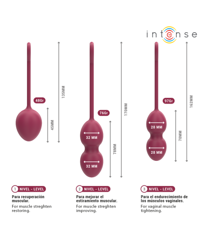 INTENSE CHARLI KIT BOLAS KEGEL VIOLET INTENSE CHARLI KIT BOLAS KEGEL VIOLET