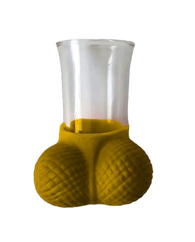 DIABLO PICANTE VASO DE CHUPITOS DORADO