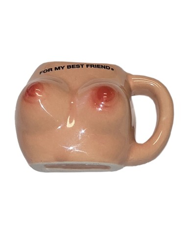 DIABLO PICANTE IMAN DE PECHOS EN TAZA CERAMICA FOR MY BEST FRIEND