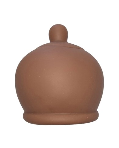 DIABLO PICANTE JUGUETE ANTIESTRES CON FORMA DE PECHO COLOR MULATO