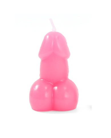 DIABLO PICANTE VELA CON FORMA DE PENE COLOR FUCSIA