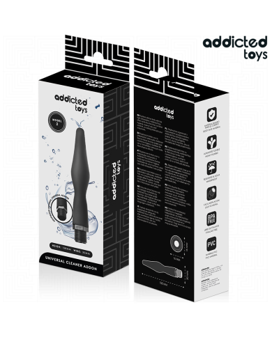 ADDICTED TOYS LIMPIADOR ANAL CON ADAPTADOR UNIVERSAL MODELO 2