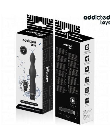 ADDICTED TOYS LIMPIADOR ANAL CON ADAPTADOR UNIVERSAL MODELO 3