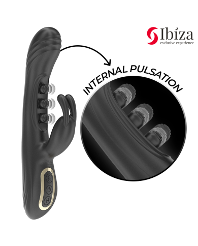 IBIZA VIBRADOR RABBIT PERLAS CON PULSACION