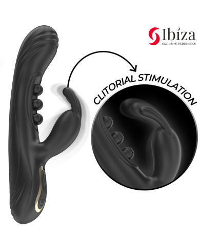 IBIZA VIBRADOR RABBIT PERLAS CON PULSACION