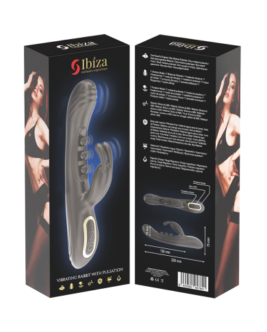 IBIZA VIBRADOR RABBIT PERLAS CON PULSACION