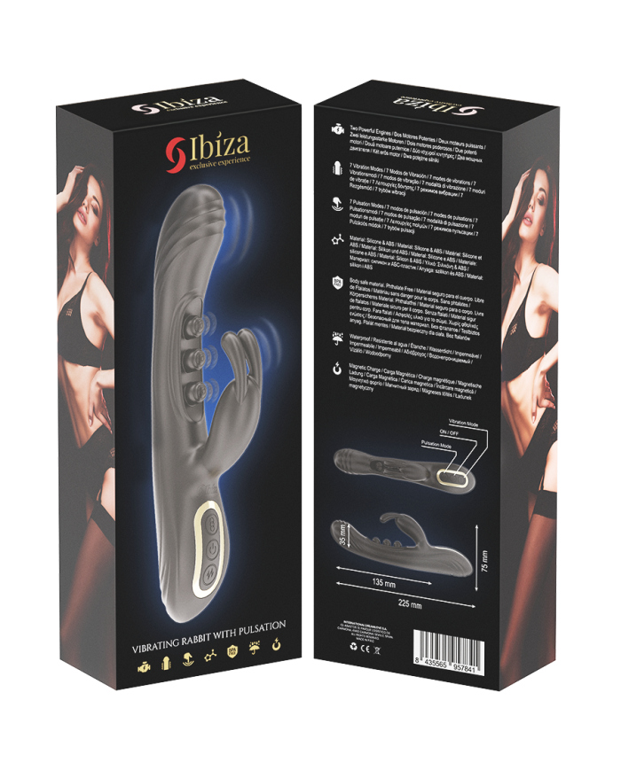 IBIZA VIBRADOR RABBIT PERLAS CON PULSACION IBIZA VIBRADOR RABBIT PERLAS CON PULSACION