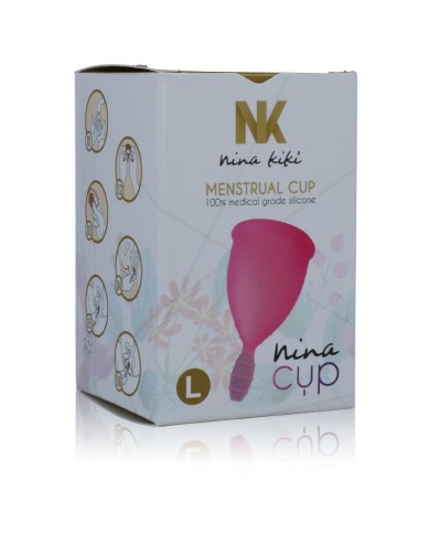 NINA KIKI COPA MENSTRUAL ROSA TALLA L NINA KIKI COPA MENSTRUAL ROSA TALLA L
