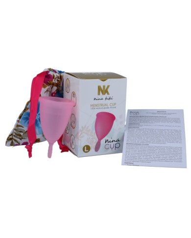 NINA KIKI COPA MENSTRUAL ROSA TALLA L NINA KIKI COPA MENSTRUAL ROSA TALLA L