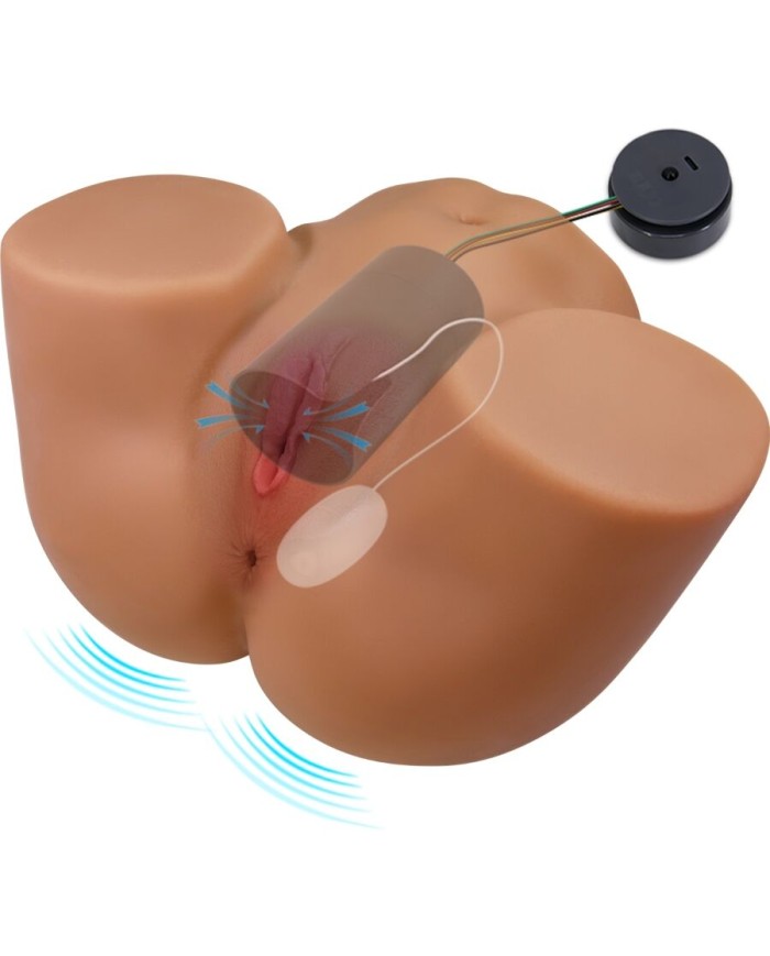 CRAZY BULL GERIANN TRASERO FEMENINO REALISTA VIBRADOR SUCCIONADOR CON SONIDO 55 KG CRAZY BULL GERIANN TRASERO FEMENINO REALISTA VIBRADOR SUCCIONADOR CON SONIDO 55 KG