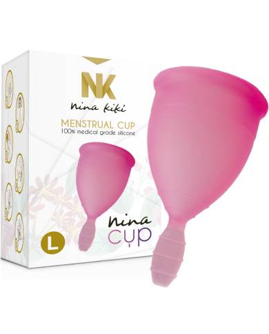 NINA KIKI COPA MENSTRUAL ROSA TALLA L NINA KIKI COPA MENSTRUAL ROSA TALLA L