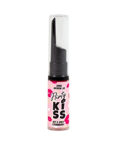 SECRETPLAY FLIRTY KISS GELES CON EFECTOS SEXO ORAL FRESA MENTA 2 x 8 GR