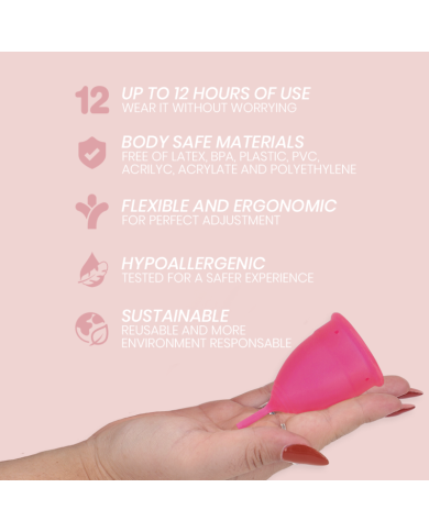 INTIMICHIC COPA MENSTRUAL SILICONA MEDICA TALLA S INTIMICHIC COPA MENSTRUAL SILICONA MEDICA TALLA S