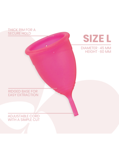 INTIMICHIC COPA MENSTRUAL SILICONA MEDICA TALLA L INTIMICHIC COPA MENSTRUAL SILICONA MEDICA TALLA L