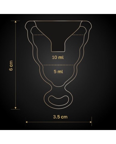 G VIBE GCUP COPA MENSTRUAL NEGRA G VIBE GCUP COPA MENSTRUAL NEGRA