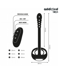 ADDICTED TOYS ANILLO PENE VIBRADOR PUNTOP CONTROL REMOTO