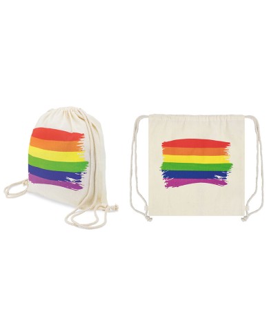 PRIDE MOCHILA ALGODON BANDERA