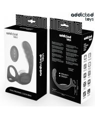 ADDICTED TOYS ANILLO DOBLE VIBRADOR PROSTATICO CONTROL REMOTO