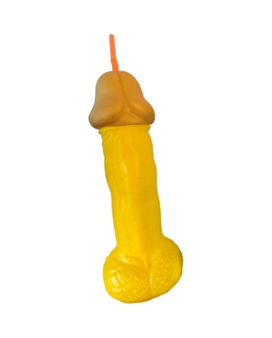 DIABLO PICANTE VASO PENE PLSTICO AMARILLO