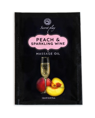 SECRETPLAY MONODOSIS ACEITE MASAJE MELOCOTON Y CAVA 10 ML SECRETPLAY MONODOSIS ACEITE MASAJE MELOCOTON Y CAVA 10 ML