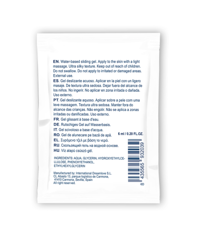 WATERFEEL GEL DESLIZANTE BASE AGUA NEUTRO 6 ML WATERFEEL GEL DESLIZANTE BASE AGUA NEUTRO 6 ML