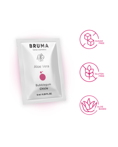 BRUMA 6 ML GEL DESLIZANTE CON ALOE VERA SABOR A CHICLE BRUMA 6 ML GEL DESLIZANTE CON ALOE VERA SABOR A CHICLE